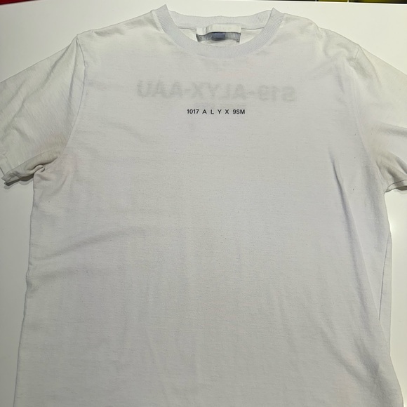 1017 ALYX 9SM White Logo T-Shirt – “ENDLESS” Back Print - Picture 2 of 5